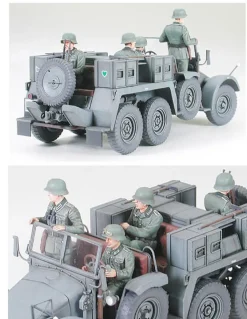 Tamiya 1/35 Krupp Protze Kfz.69 Towing Truck with 37mm Pak 36 ATG