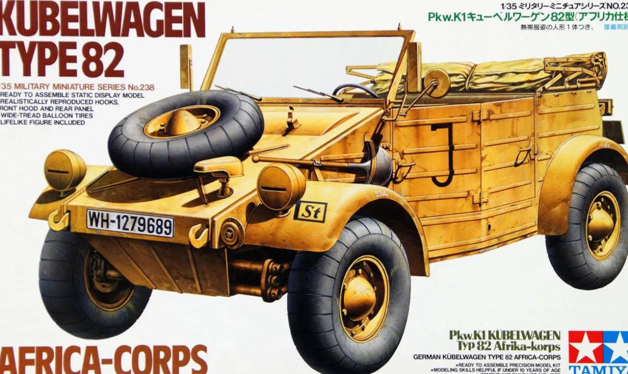 Tamiya 1/35 Kubelwagen Type 82 Africa Corps