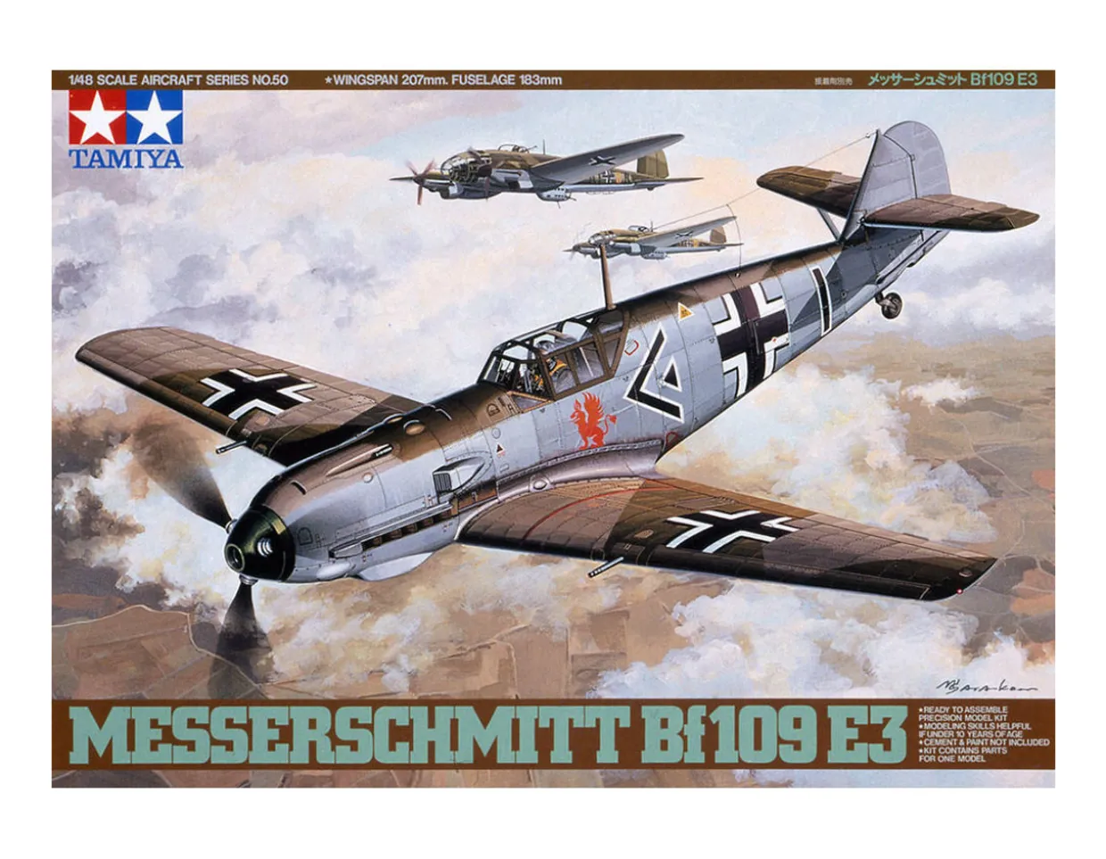 Tamiya 1/48 Messerschmitt Bf 109E-3