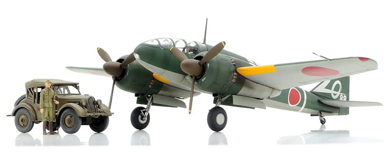 Tamiya 1/48 Mitsubishi Ki-46 III 100 & Type 95 Kurogane
