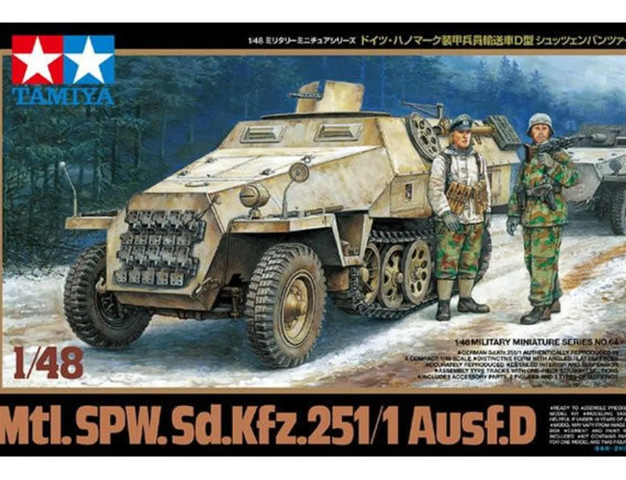 Tamiya 1/48 Mtl.SPW. Sd.kfz.251/1 Ausf.D Half-track