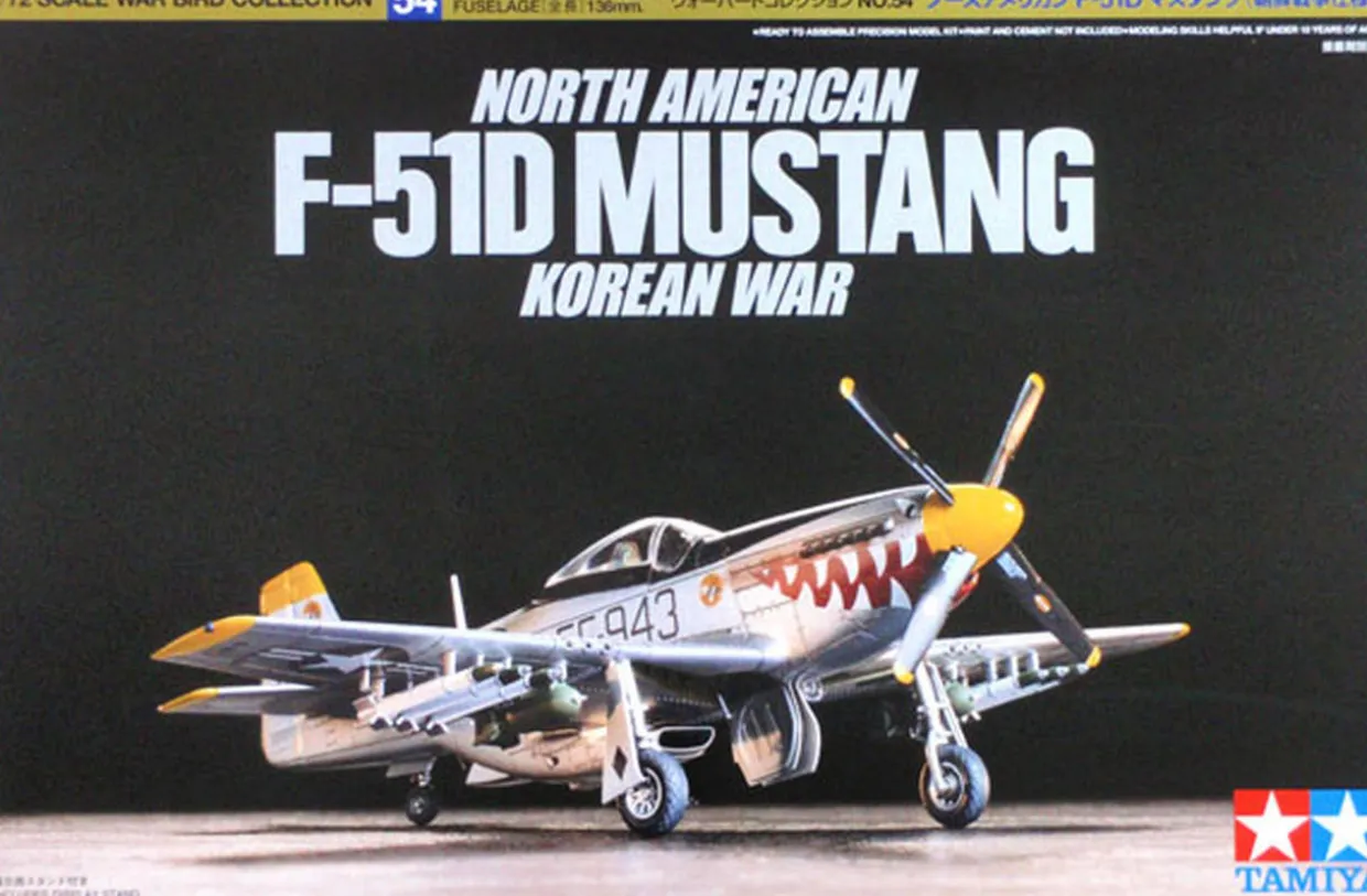 Tamiya 1/72 North American F-51D Mustang Korean