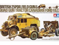 Tamiya 1/35 Ordnance QF 25-Pounder Howitzer & Morris C8 Quad Tractor