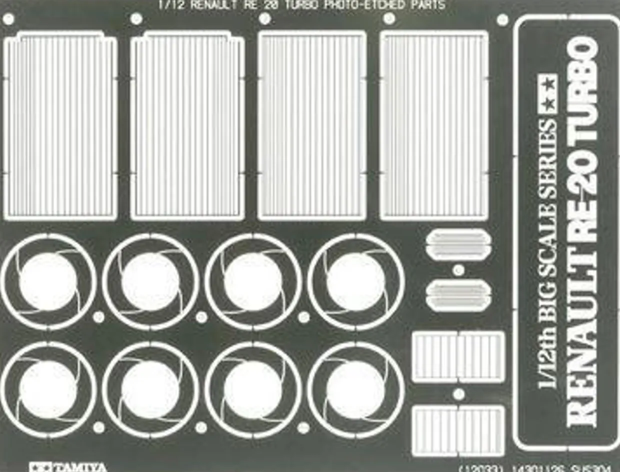 Tamiya 1/12 Renault Re-20 Turbo with Photo-Etched Parts
