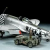 Tamiya 1/48 Republic P-47D Thunderbolt "Bubbletop" & 1/4-ton 4x4 Light Vehicle Model kit
