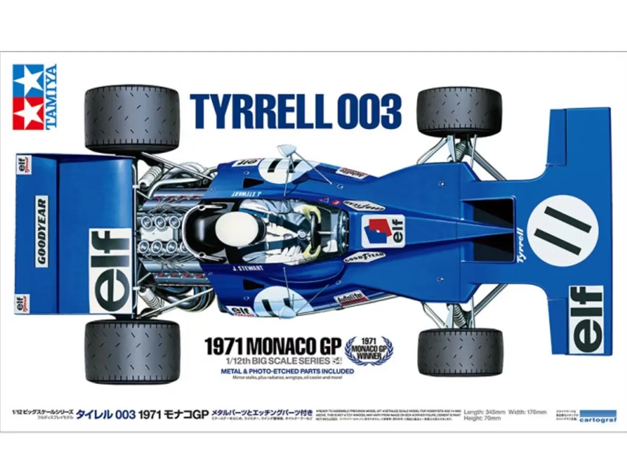 Tamiya 1/12 Tyrrell 003 1971 Monaco GP