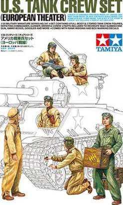 Tamiya 1/35 US Tank Crew European Theatre Model Figures