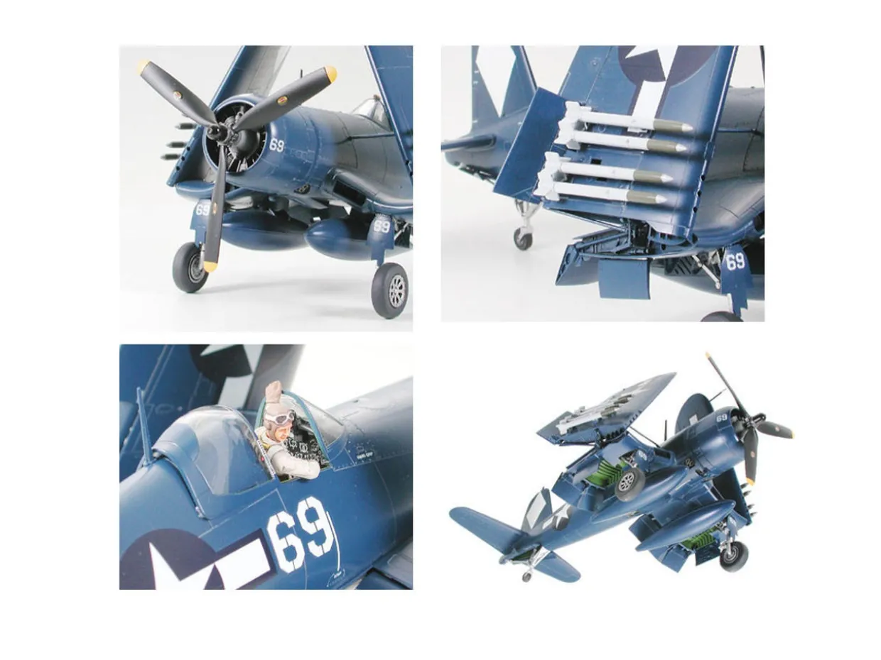 Tamiya 1/48 Vought F4U-1D Corsair with Moto Tug
