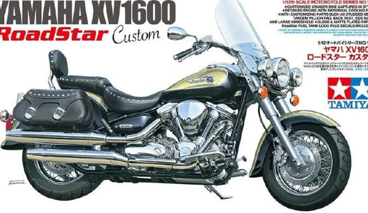 Tamiya 1/12 Yamaha XV1600 Road Star Custom Model Kit
