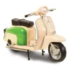 Toyway Sixties Scooter White/Green Diecast Model