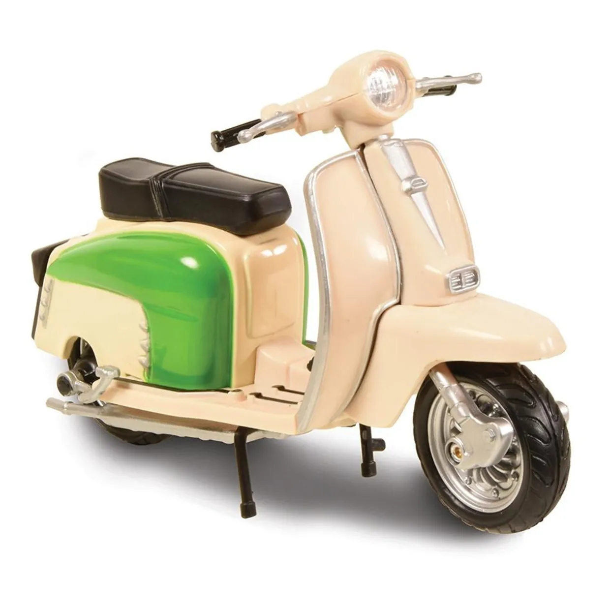 Toyway Sixties Scooter White/Green Diecast Model