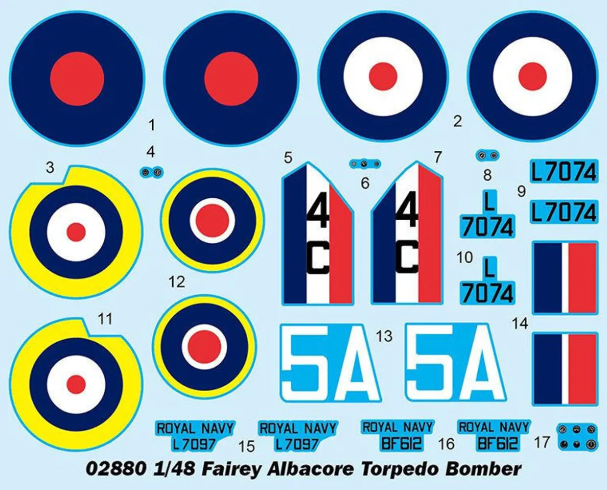 Trumpeter 1/48 Fairey Albacore Torpedo Bomber Model Kit