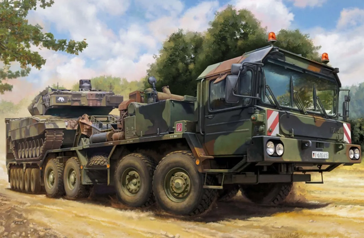 Trumpeter 1/72 Faun SLT-56 Tank Transporter