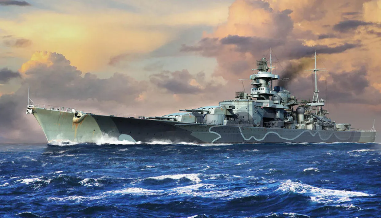 Trumpeter 1/700 German Scharnhorst Battleship