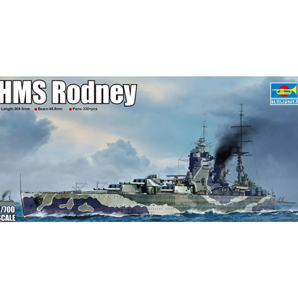 Trumpeter 1/700 HMS Rodney