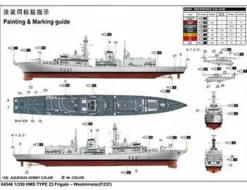 Trumpeter 1/350 HMS Westminster F237 Type 23 Frigate