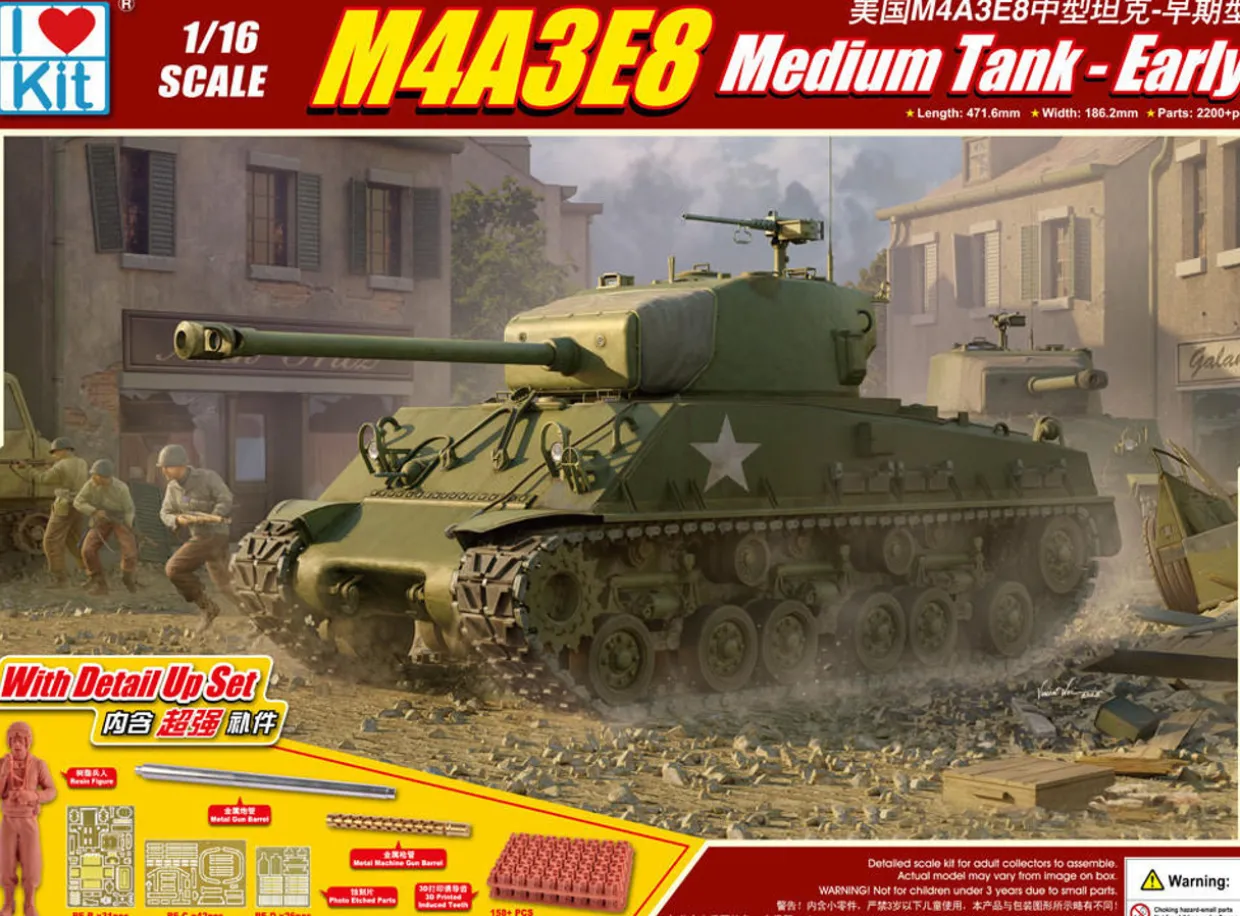 Trumpeter 1/16 M4A3E8 Sherman Easy Eight Early Production