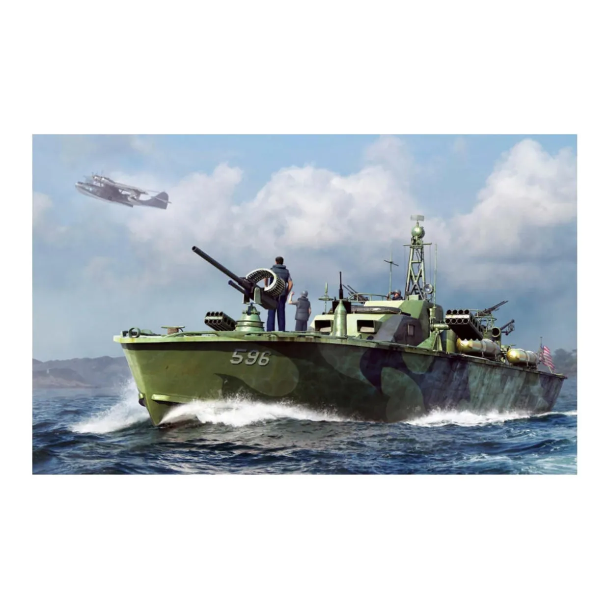 Trumpeter 1/48 U.S Navy Elco 80' Motor Patrol Torpedo Boat LateType Model Kit