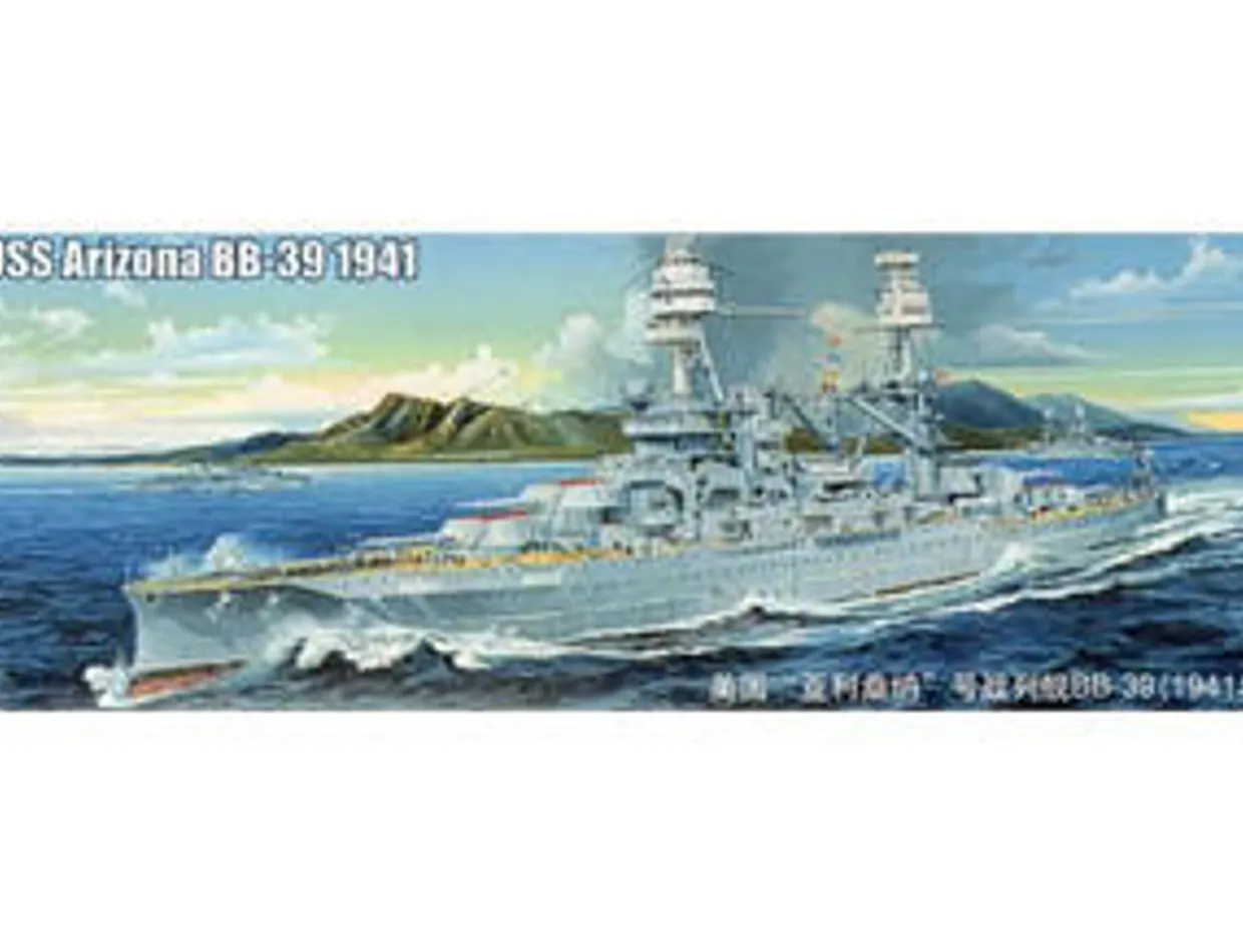 Trumpeter 1/200 USS Arizona BB-39 1941