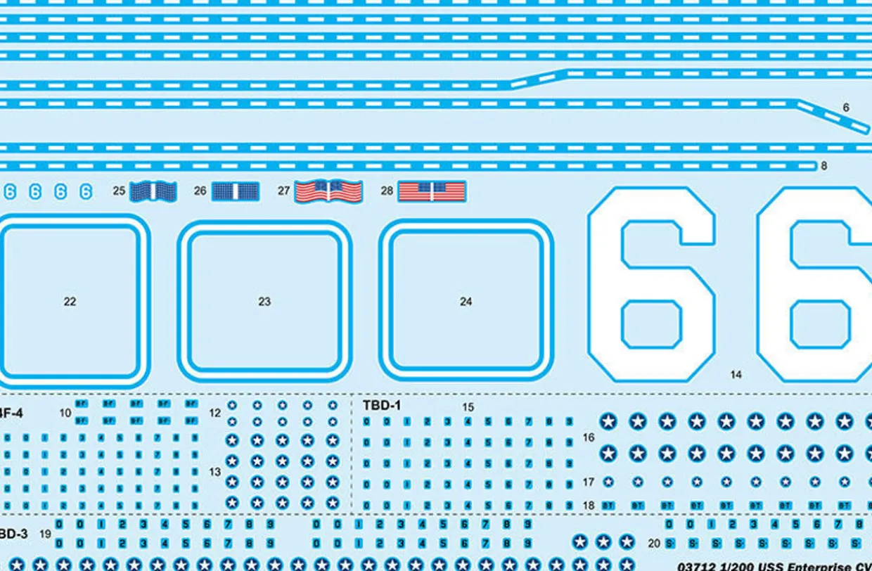 Trumpeter 1/200 USS Enterprise CV-6