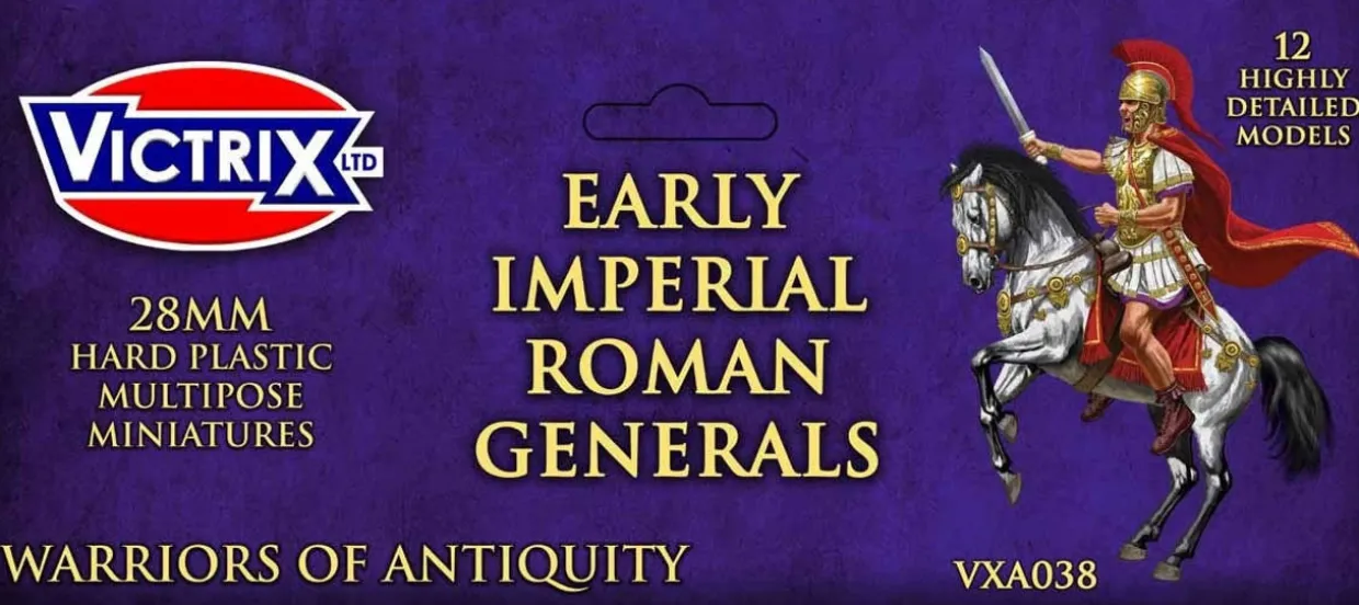 Victrix 28mm Early Imperial Roman Mounted Generals