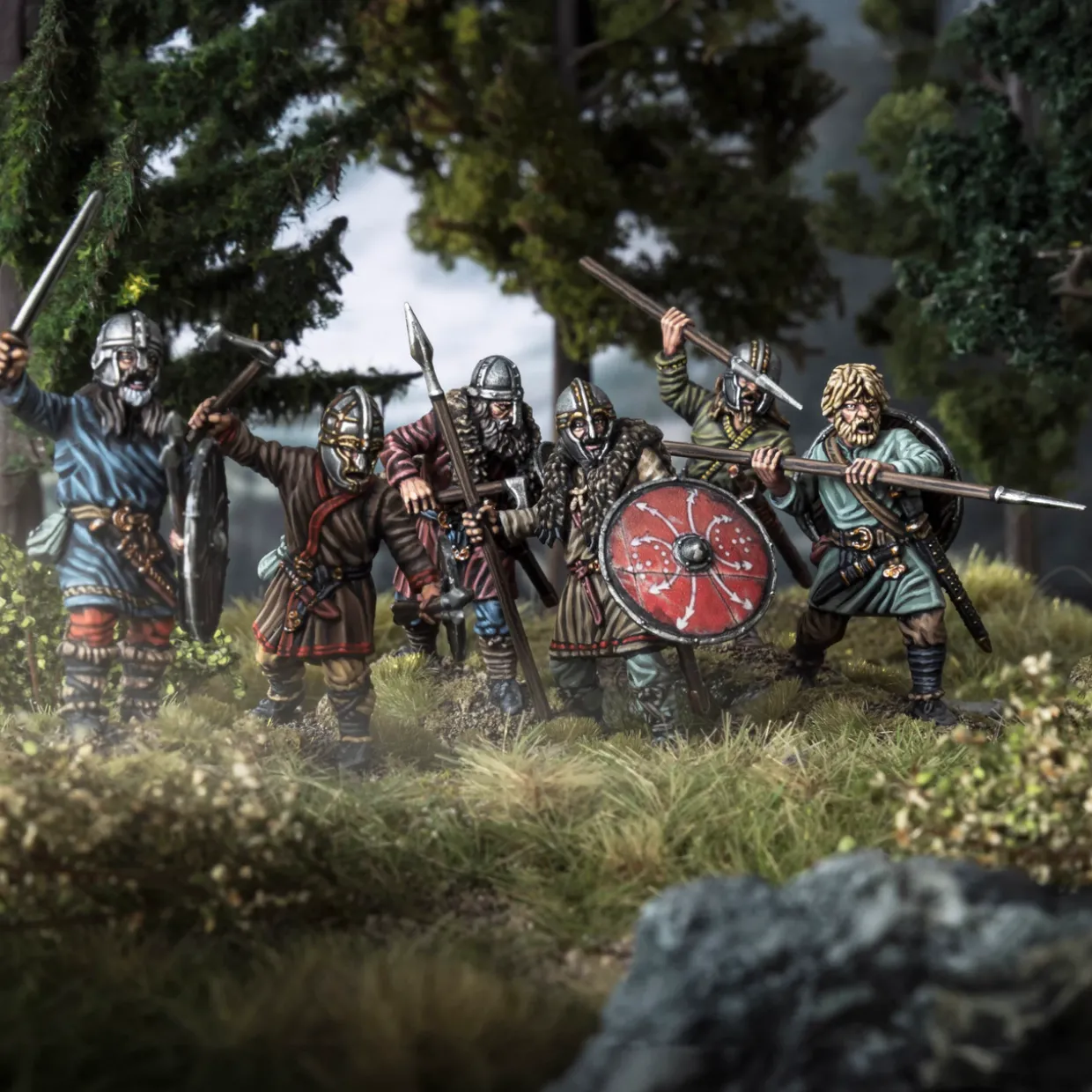 Victrix 28mm Early Saxon Unarmoured Warriors