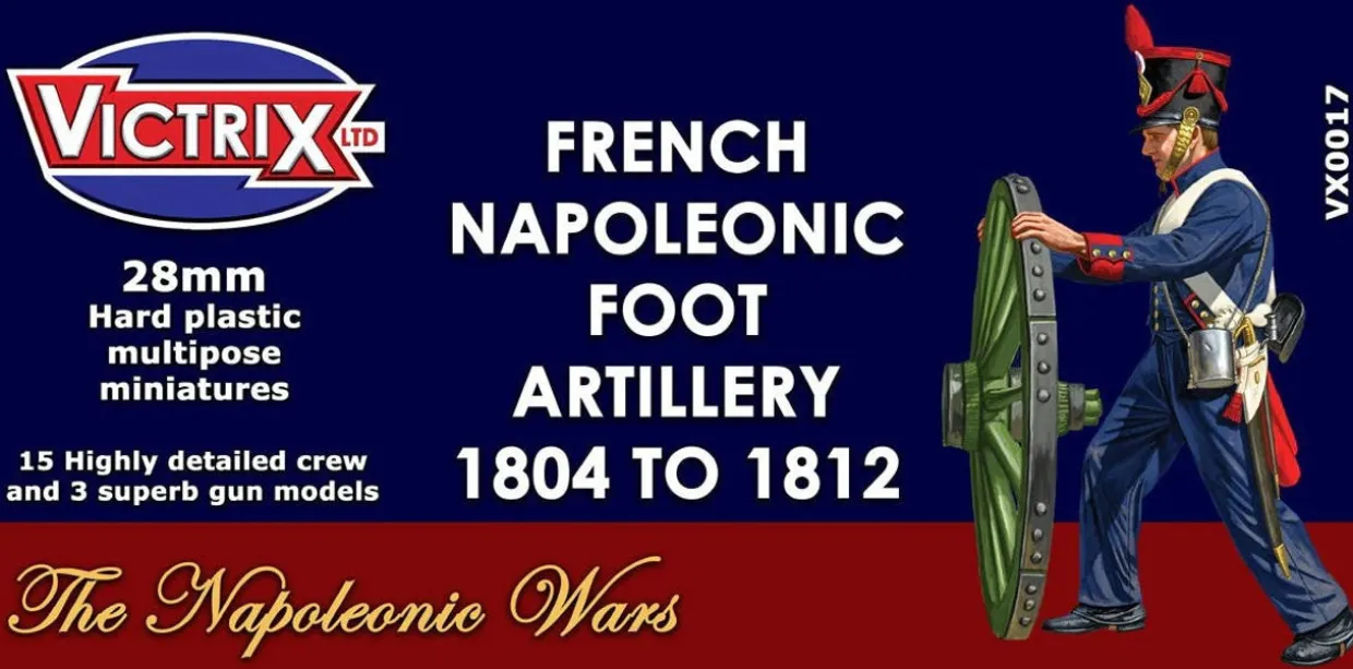 Victrix 28mm French Napoleonic Artillery 1804 to 1812