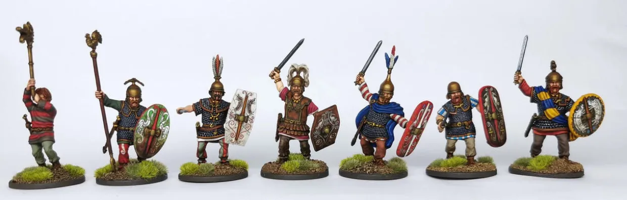 Victrix 28mm Gallic Armoured Warriors