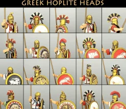 Victrix 28mm Greek Hoplite Heads