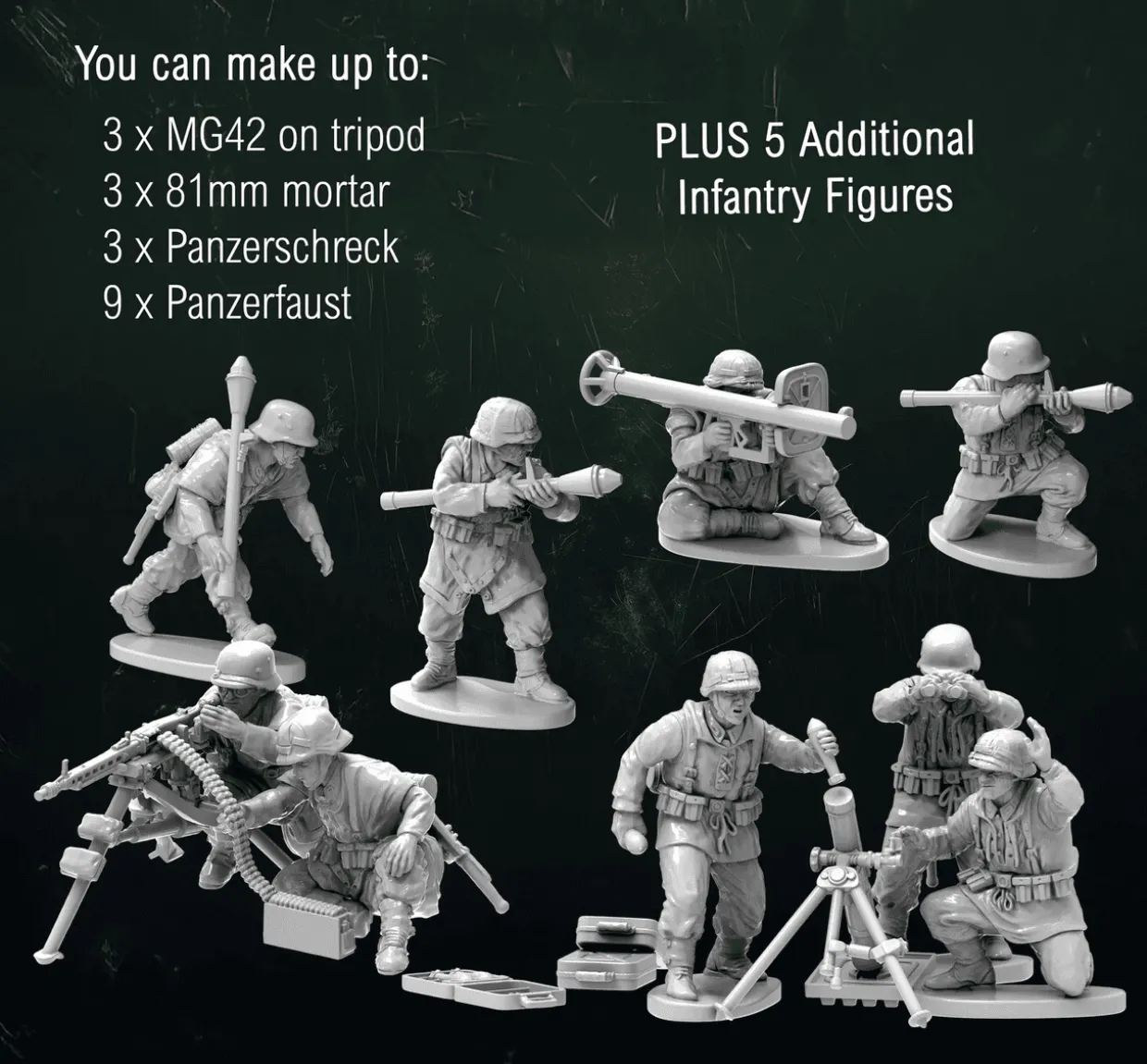 Victrix 28mm WWII German Heavy Weapons Support 1944-1945