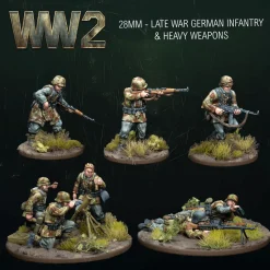 Victrix 28mm WWII German Infantry & Heavy Weapons 1944-1945