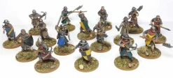 Wargames Atlantic 28mm Age of Chivalry - Foot Serjeants 1100-1320