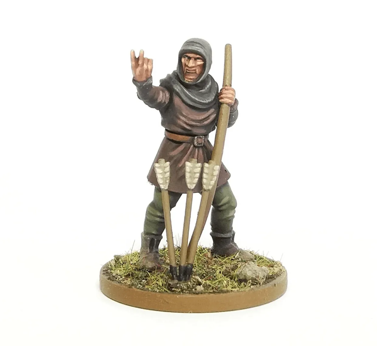 Wargames Atlantic 28mm Age of Chivalry - Peasant Levy 1100-1350