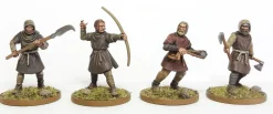Wargames Atlantic 28mm Age of Chivalry - Peasant Levy 1100-1350