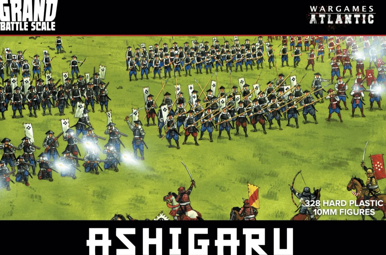 Wargames Atlantic 10mm Grand Battle Scale - Ashigaru
