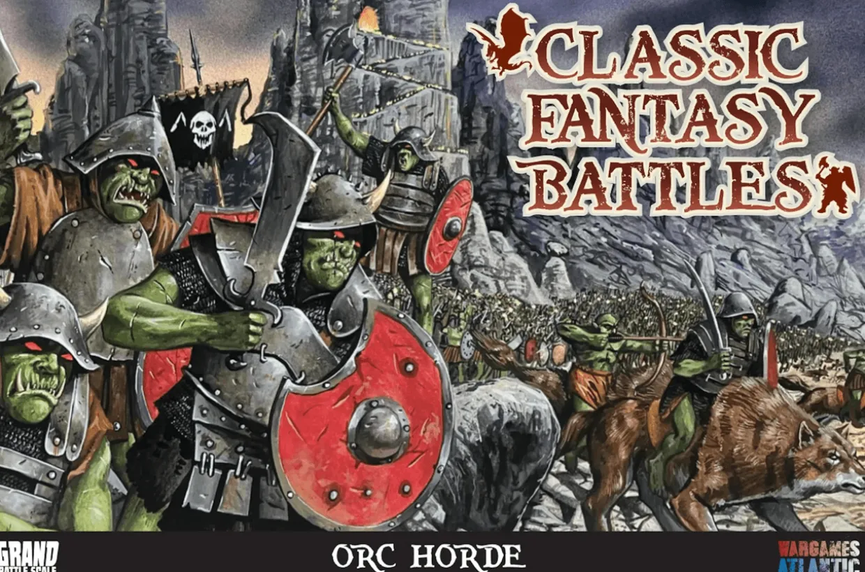 Wargames Atlantic 10mm Grand Battle Scale - Classic Fantasy Battle Orc Horde