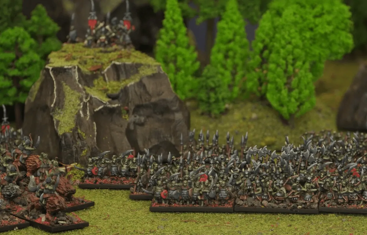 Wargames Atlantic 10mm Grand Battle Scale - Classic Fantasy Battle Orc Horde