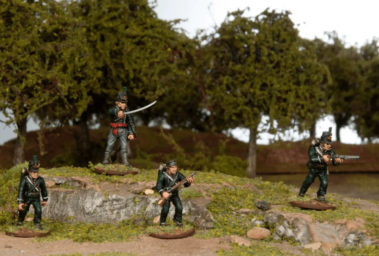 Wargames Atlantic 28mm Napoleonic Wars - British Riflemen