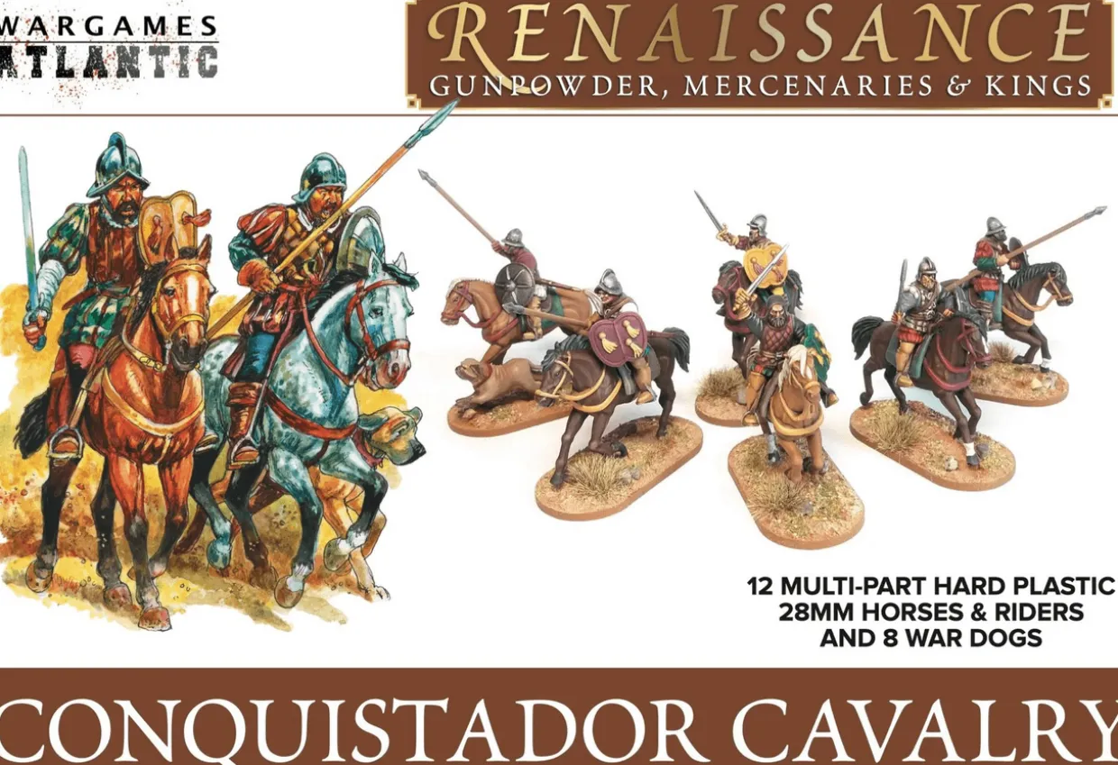 Wargames Atlantic 28mm Renaissance - Conquistador Cavalry