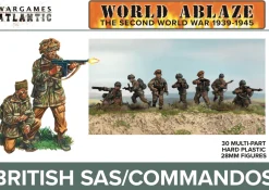 Wargames Atlantic 28mm World Ablaze - WWII British SAS and Commandos