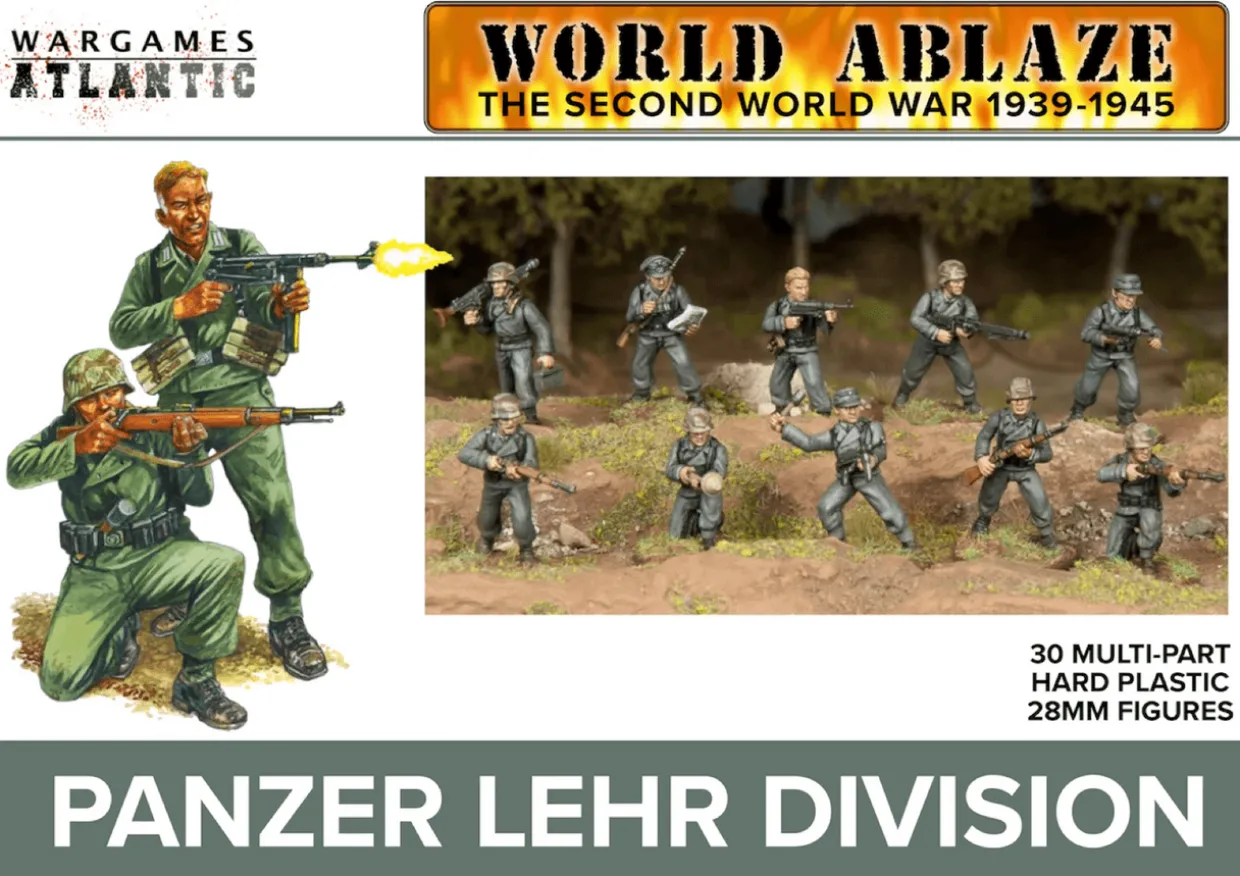 Wargames Atlantic 28mm World Ablaze - WWII German Panzer Lehr Division