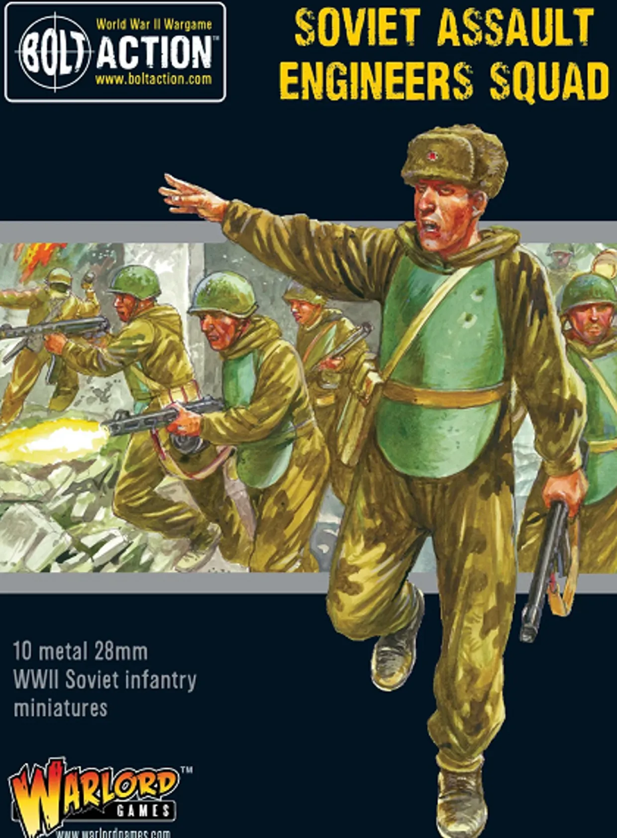 Warlord Games 28mm Bolt Action - Soviet Forces - Assault Engineers Squad