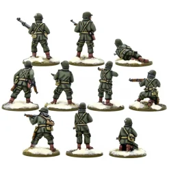Warlord Games 28mm Bolt Action - US Forces - Airborne Squad in Winter Uniform