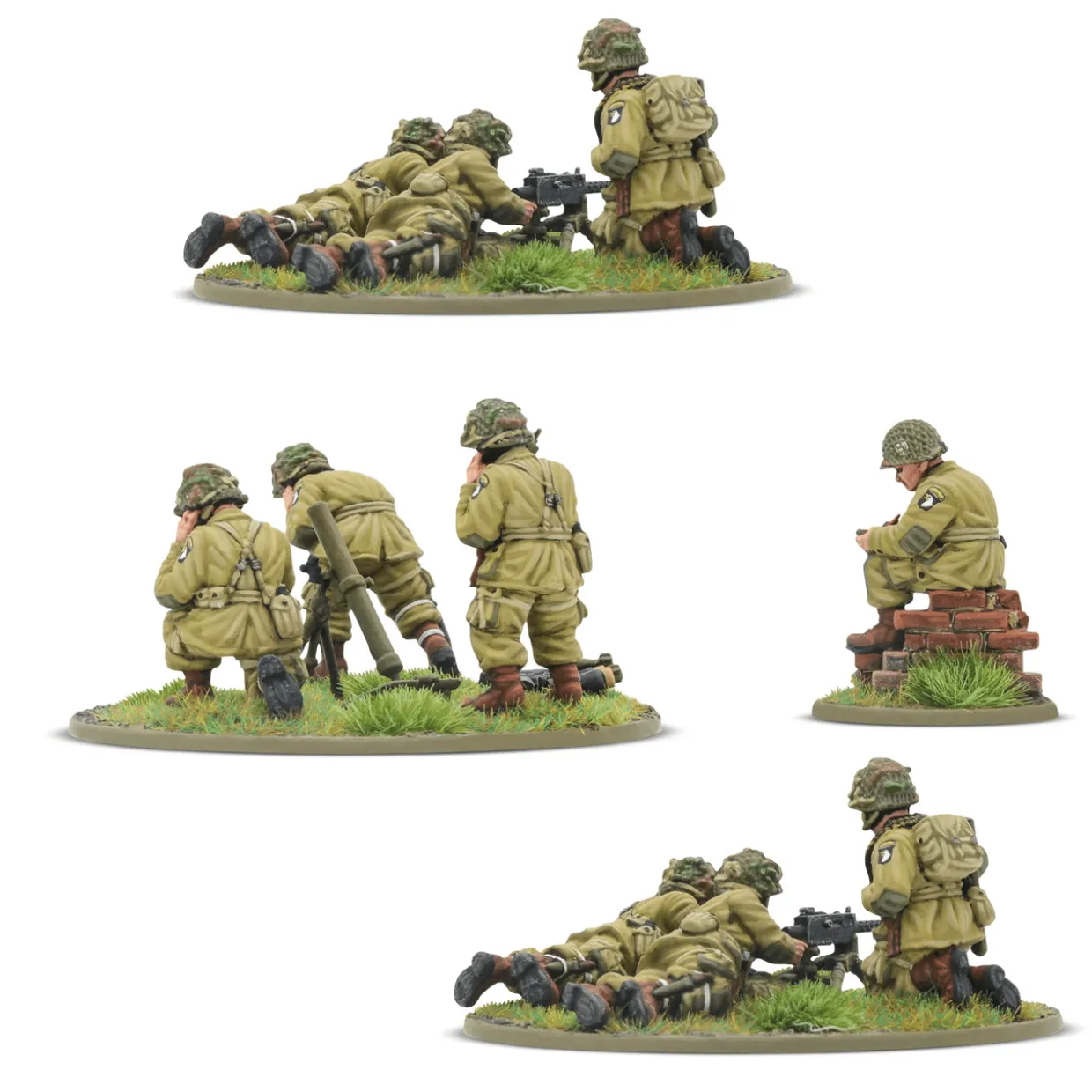 Warlord Games 28mm Bolt Action - US Forces - Airborne D-Day 1944-1945 - Heavy Weapons Platoon