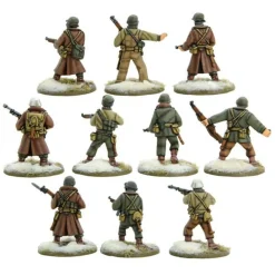 Warlord Games 28mm Bolt Action - US Forces - Army Veterans Squad (Winter) 1942-1945