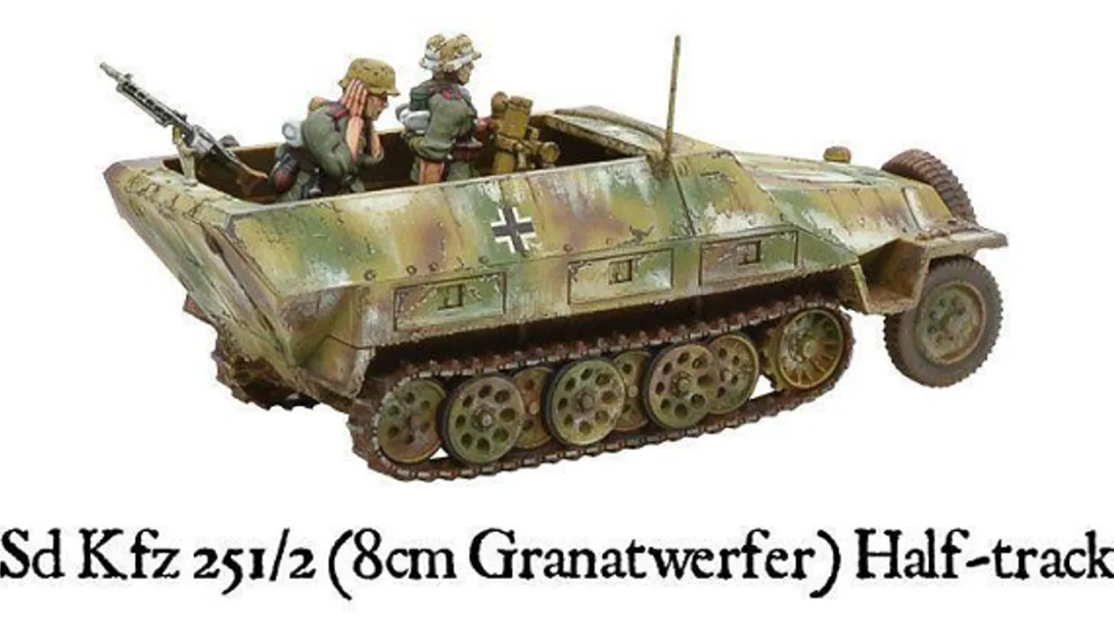 Warlord Games 28mm Bolt Action - German Forces - Sd.Kfz.251/2 Ausf.D 8cm Granatwerfer Half-Track