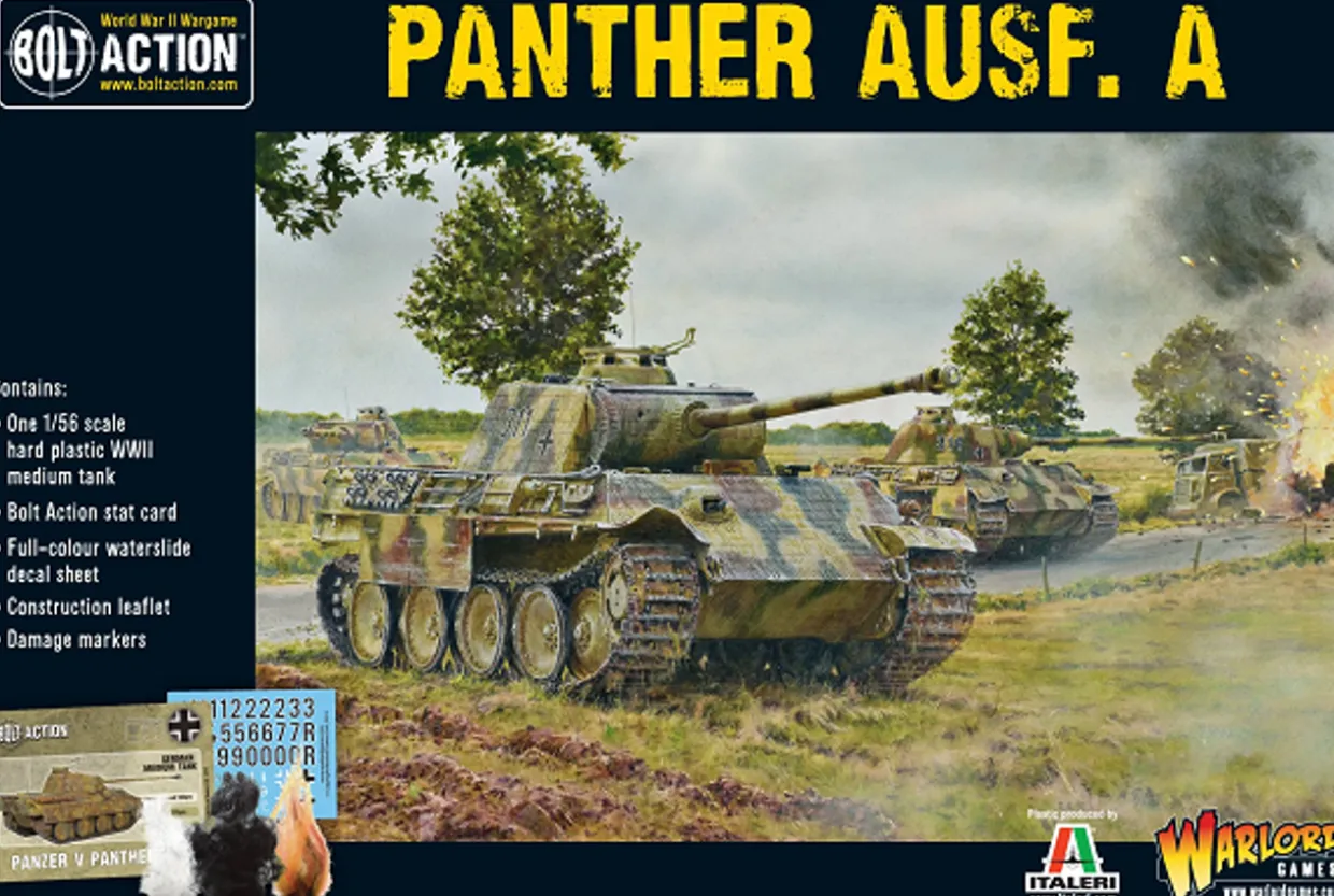 Warlord Games 28mm Bolt Action - German Forces - Pz.Kpfw.V Ausf.A Panther Heavy Tank