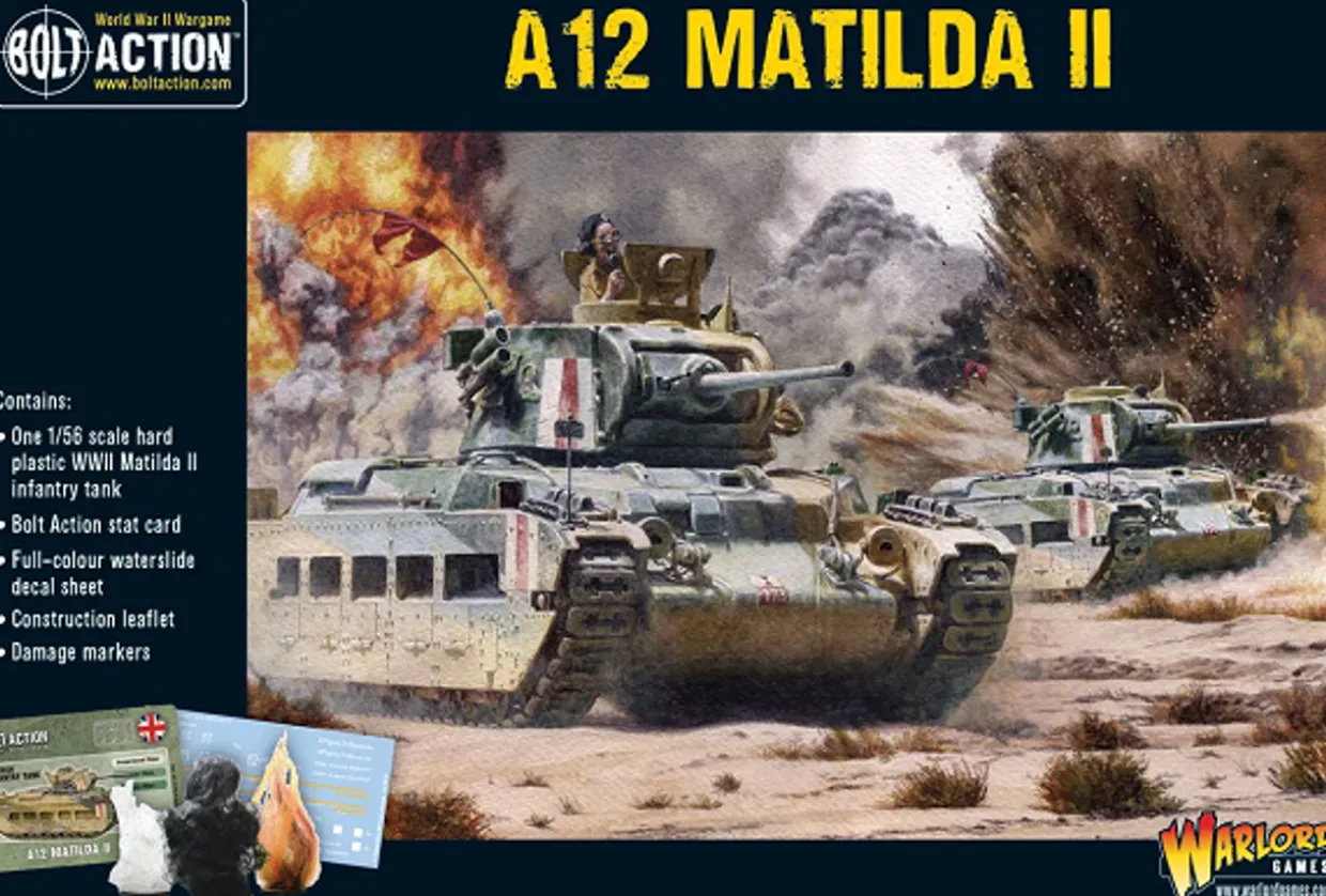 Warlord Games 28mm Bolt Action - British Forces - A12 Matilda II Infantry Tank