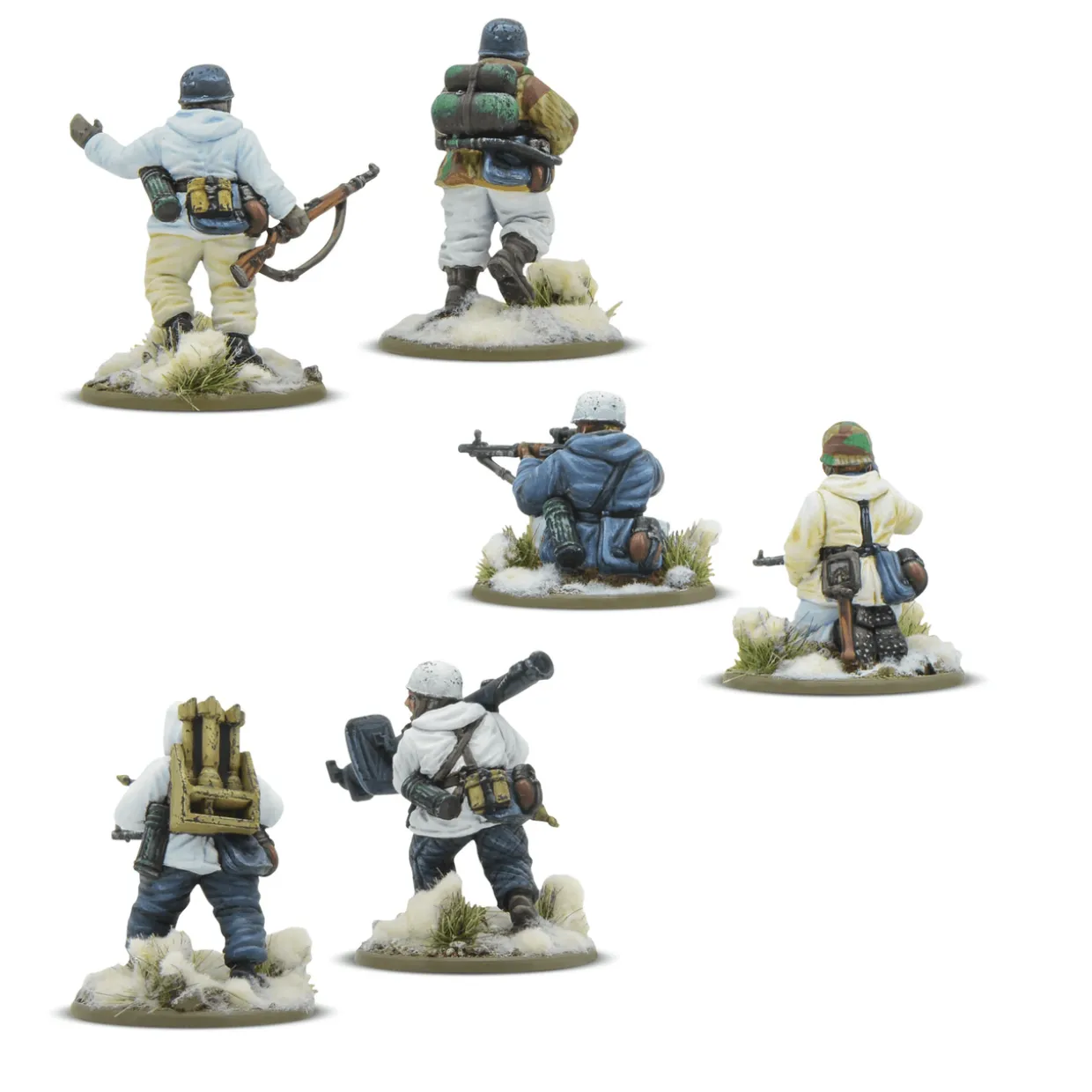 Warlord Games 28mm Bolt Action - German Forces - Fallschirmjager in Winter Uniform 1939-1945 - Weapon Teams