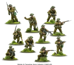Warlord Games 28mm Bolt Action - British Forces - British & Canadian Army infantry 1943-1945